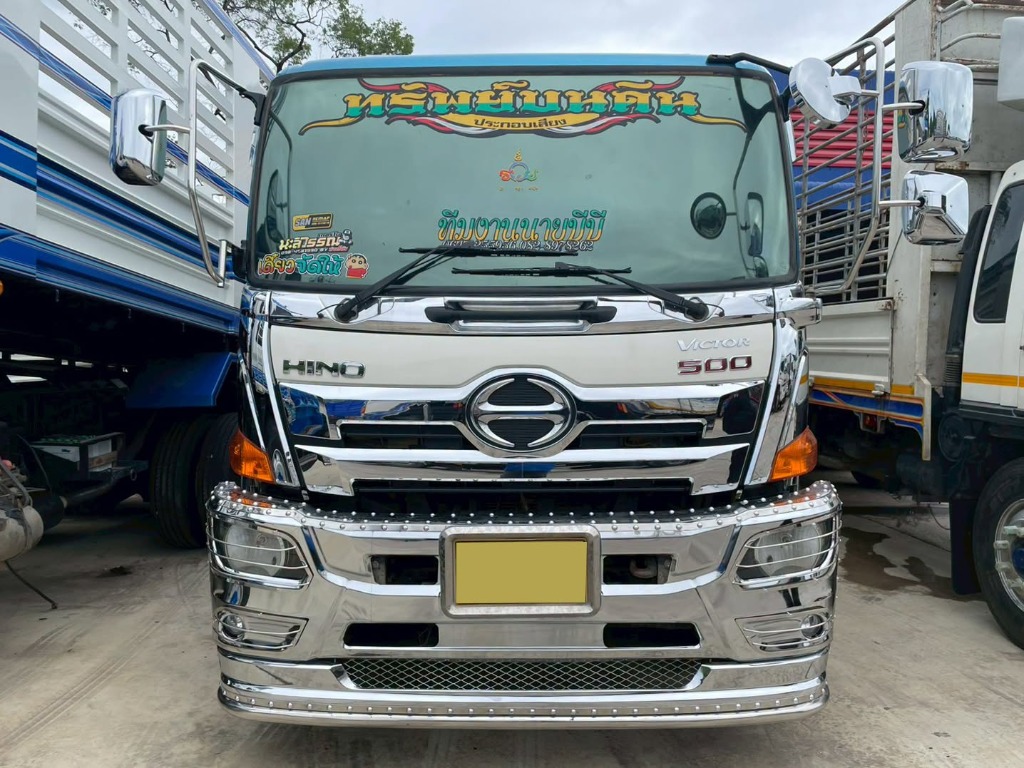หน้ารถ HINO FG8J Victor 500 กระจังโครเมียม